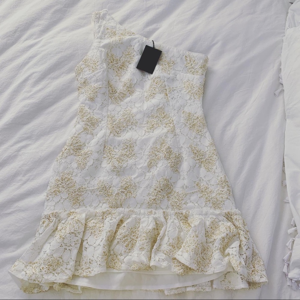 Revolve NBD Waterfall Mini Dress